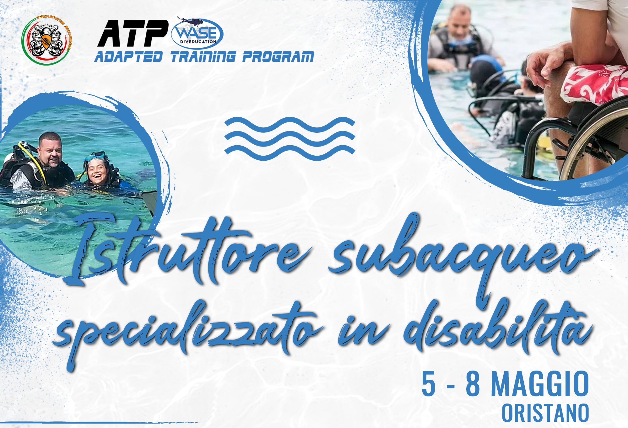 corso per istruttore subacqueo specializzato in disabilità